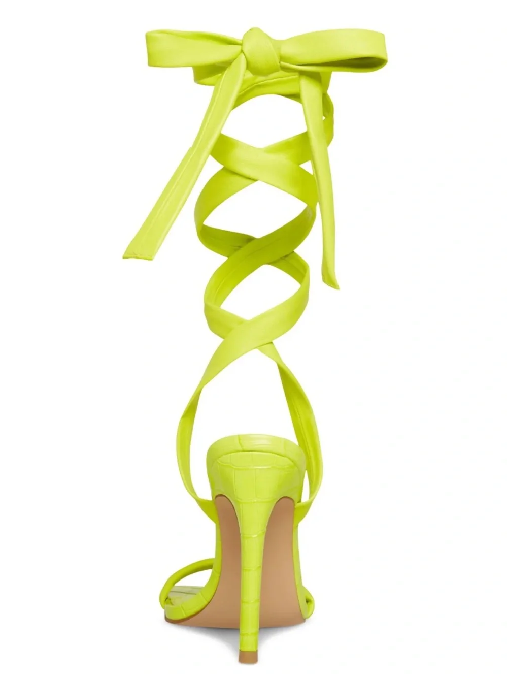 Steve Madden Neon Lace Up Heels